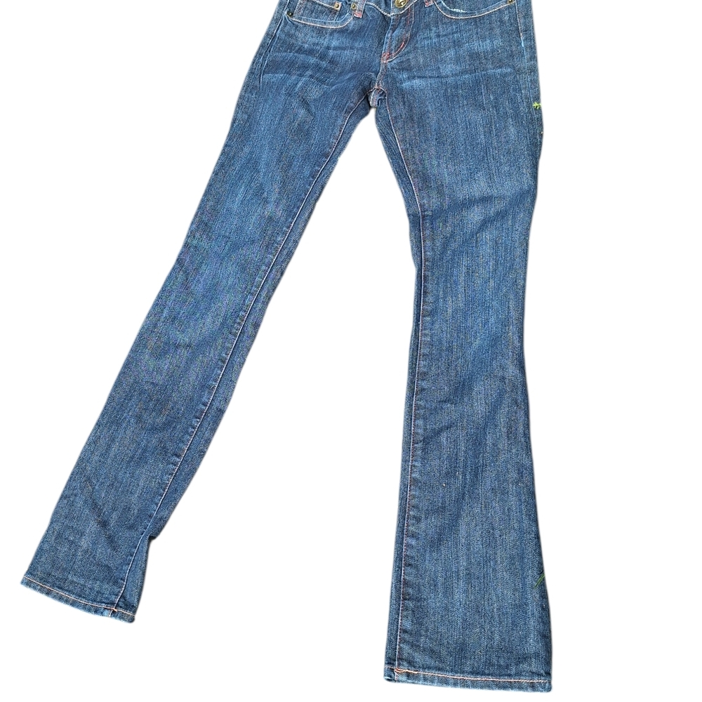 Ed Hardy Jeans Women's Skinny Jeans in Blue Denim